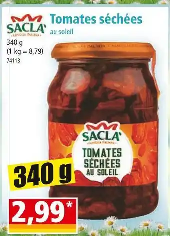 Norma Sacla tomates séchées offre