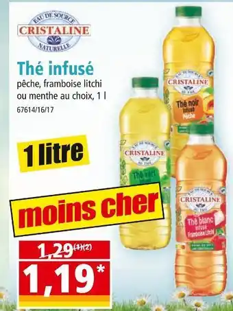 Norma Cristaline thé infusé offre