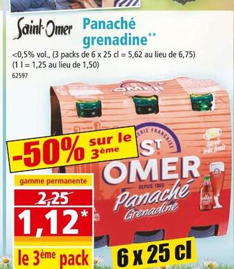 Norma Saint-omer panaché grenadine offre