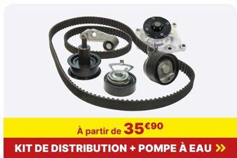 Carter-Cash Kit de distribution + pompe à eau offre