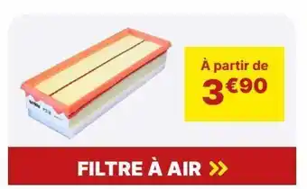 Carter-Cash Filtre à air offre