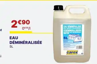 Carter-Cash Eau demineralisee offre