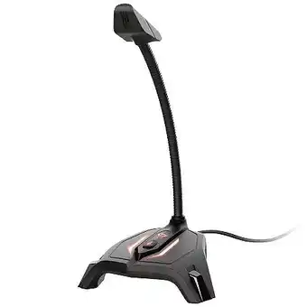 E.Leclerc Trust gxt 215 zabi led beleuchtetes usb gaming mikrofon - schwarz offre