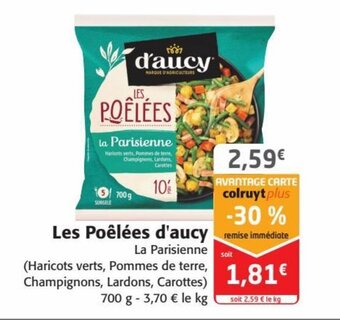 Colruyt Les Poêlées d'aucy offre