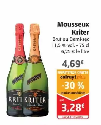 Colruyt Mousseux Kriter offre