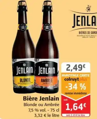 Colruyt Bière Jenlain offre