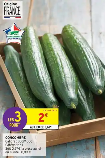 Intermarché Hyper CONCOMBRE offre