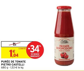 Intermarché Hyper PURÉE DE TOMATE PIETRO CASTELLI offre