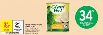Intermarché Hyper FONDS D'ARTICHAUTS GÉANT VERT offre