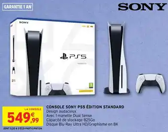 Intermarché Hyper CONSOLE SONY PS5 ÉDITION STANDARD offre