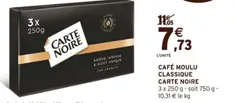 Intermarché Hyper CAFÉ MOULU CLASSIQUE CARTE NOIRE offre