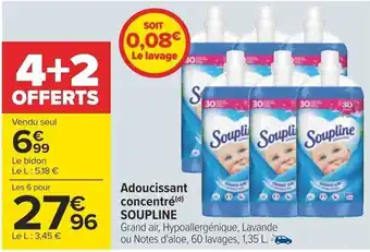Carrefour Adoucissant concentré (d) SOUPLINE offre