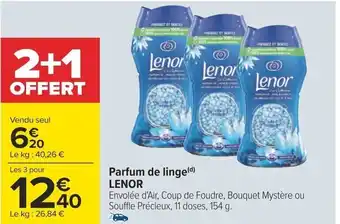 Carrefour Parfum de linge(d) LENOR offre