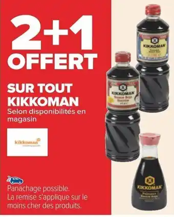 Carrefour SUR TOUT KIKKOMAN Selon disponibilités en magasin offre