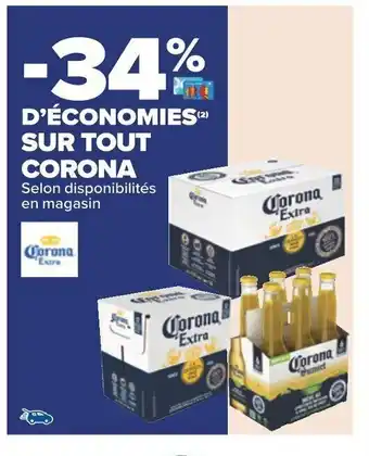 Carrefour SUR TOUT CORONA offre
