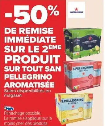 Carrefour SUR TOUT SAN PELLEGRINO AROMATISÉE offre