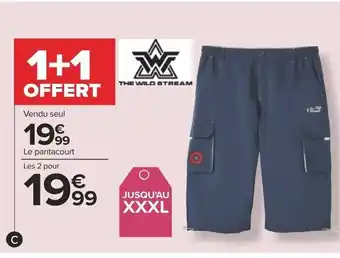 Carrefour Pantacourt Homme offre