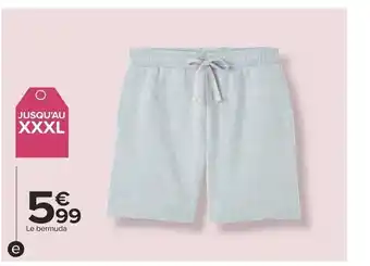 Carrefour Bermuda Sport Homme offre