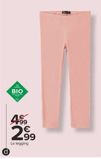Carrefour Legging Fille offre