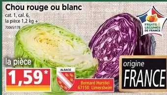 Norma Chou rouge ou blanc offre