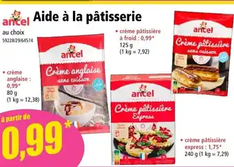 Norma Aide à la pâtisserie offre