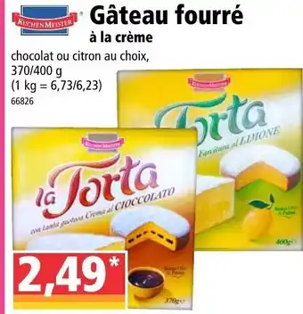Norma Gâteau fourré offre