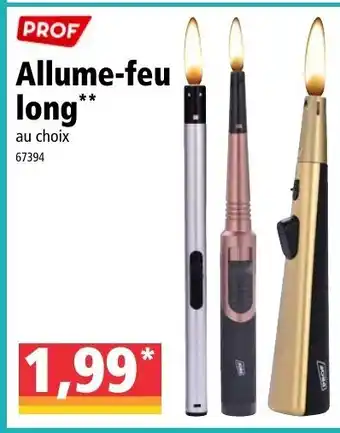 Norma Allume-feu long offre