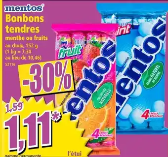 Norma Bonbons tendres offre