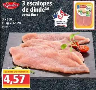 Norma 3 Escalopes de dinde offre