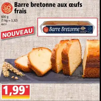 Norma Barre bretonne aux œufs frais offre