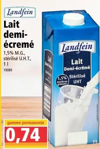 Norma Lait demi-écremé offre