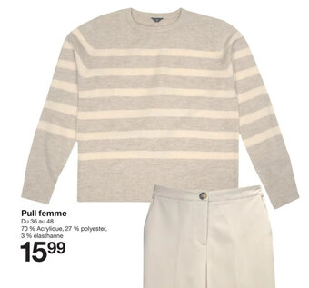 Zeeman Pull femme offre