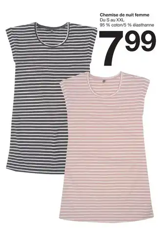 Zeeman Chemise de nuit femme offre