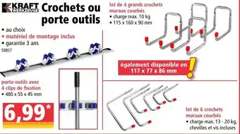 Norma Crochets ou porte outils offre