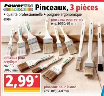 Norma Pinceaux, 3 pièces offre