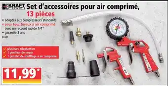 Norma Set d'accessoires pour air comprimé offre