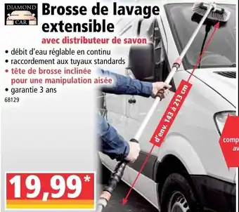 Brosse de lavage extensible