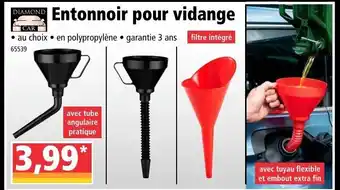 Norma Entonnoir pour vidange offre