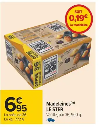 Carrefour Le ster madeleines offre