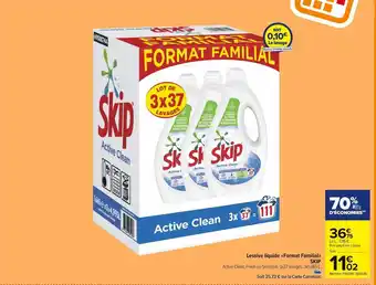 Carrefour Market Skip lessive liquide format familial offre