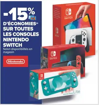 Carrefour Nintendo -15% d’économies sur toutes les consoles nintendo switch offre