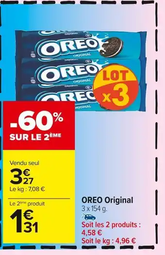 Carrefour Market Oreo oreo original offre