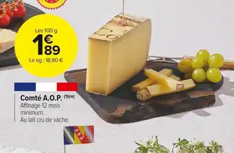 Carrefour Market Comté a.o.p. offre