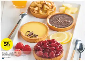 Tartelettes assorties