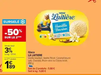 Carrefour Market La laitière glace offre