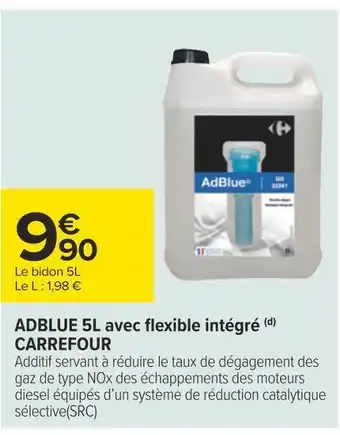 Carrefour Carrefour adblue 5l avec flexible intégré (d) offre