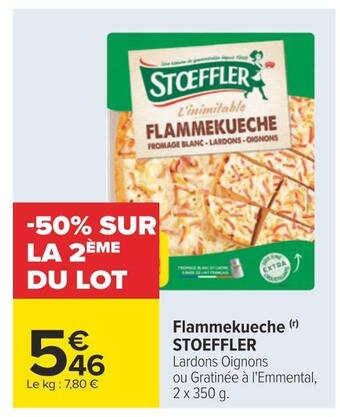 Carrefour Stoeffler flammekueche offre