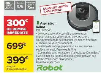 Carrefour Robot aspirateur offre