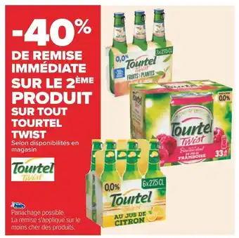 Carrefour Tourtel twist -40% de remise immédiate sur le 2ème produit sur tout tourtel twist offre