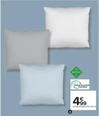 Carrefour Tex linge de lit polycoton recyclé offre
